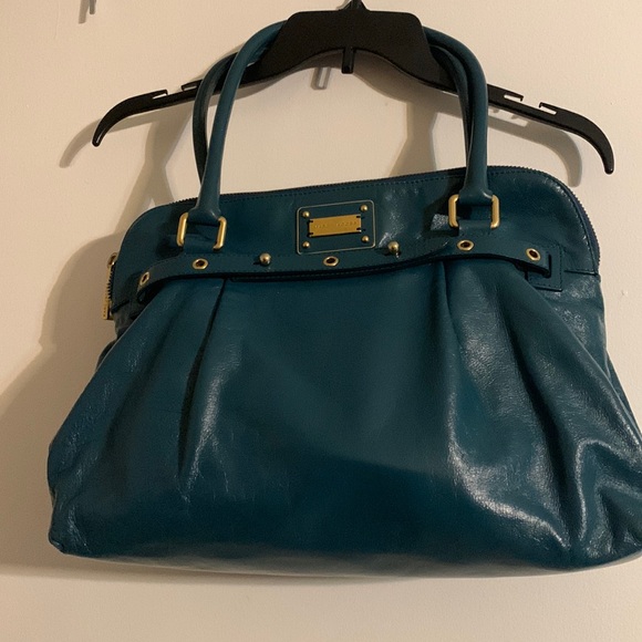 Marc Jacobs Handbags - Large Marc Jacobs - Teal Color Leather Purse Hand/Shoulder Bag